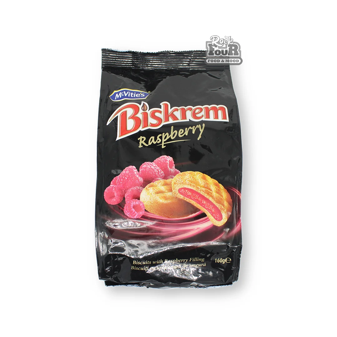 Печенье «McVities Biskrem Малина» с начинкой 160г